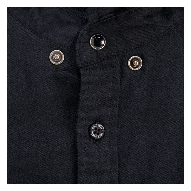 Biltwell Blackout Flannel Shirt Black