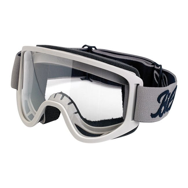 Biltwell Moto 2.0 Motorcycle Goggles Titanium