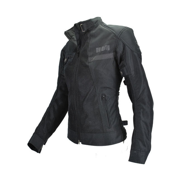 By City Summer Route Ladies Motorcycle Jacket Black / XS