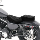 C.C Rider 2-Up Touring Seat for Harley 16-22 XL 883 N / 1200 NS Iron / Pleated  - Customhoj