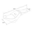 C.C Rider Step-Up Seat for Indian 15-24 Indian Scout / Pleated  - Customhoj