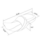 C.C Rider Touring 2-Up Seat for Indian 14-23 Challenger / Chief / Chieftain / Roadmaster / Springfield / Vintage / Diamond  - Customhoj