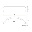 C-Racer 17/18" Universal Rear Fender No1