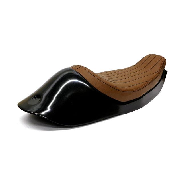 C-Racer Sportster Cafe Racer Seat Dark Brown XL 01-21