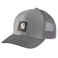 Carhartt Twill Mesh Back Logo Patch Cap Asphalt  - Customhoj