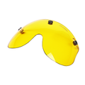 Cavalero Short Motorcycle Visor for Open Helmets Yellow  - Customhoj