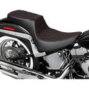 Drag Specialties Performance Predator 2-Up-zadel voor Harley