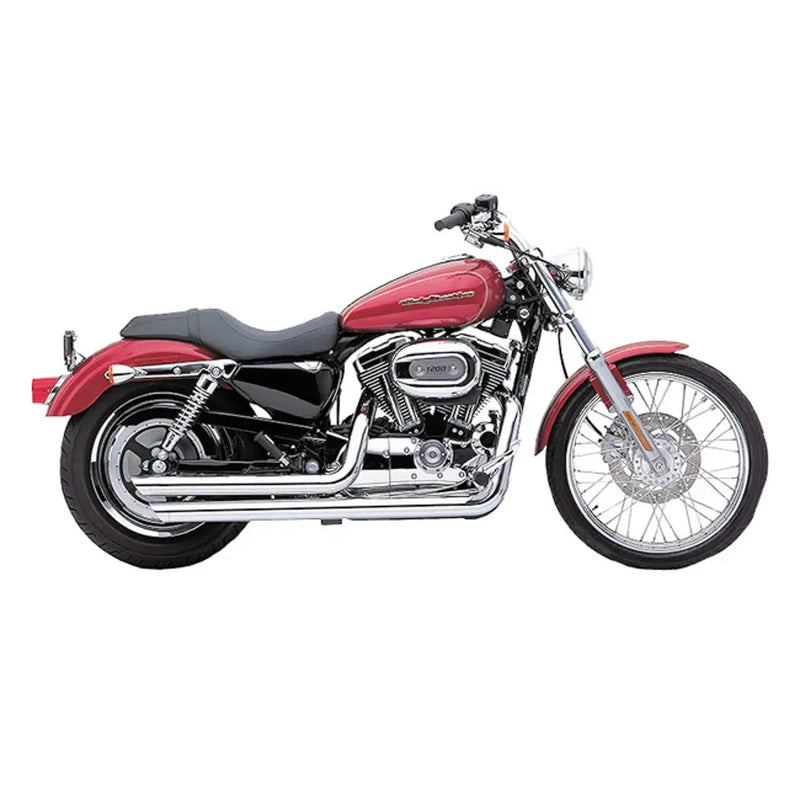 Cobra Speedster Slashdown Exhaust for Harley 04-06 XL Sportster / Chrome  - Customhoj
