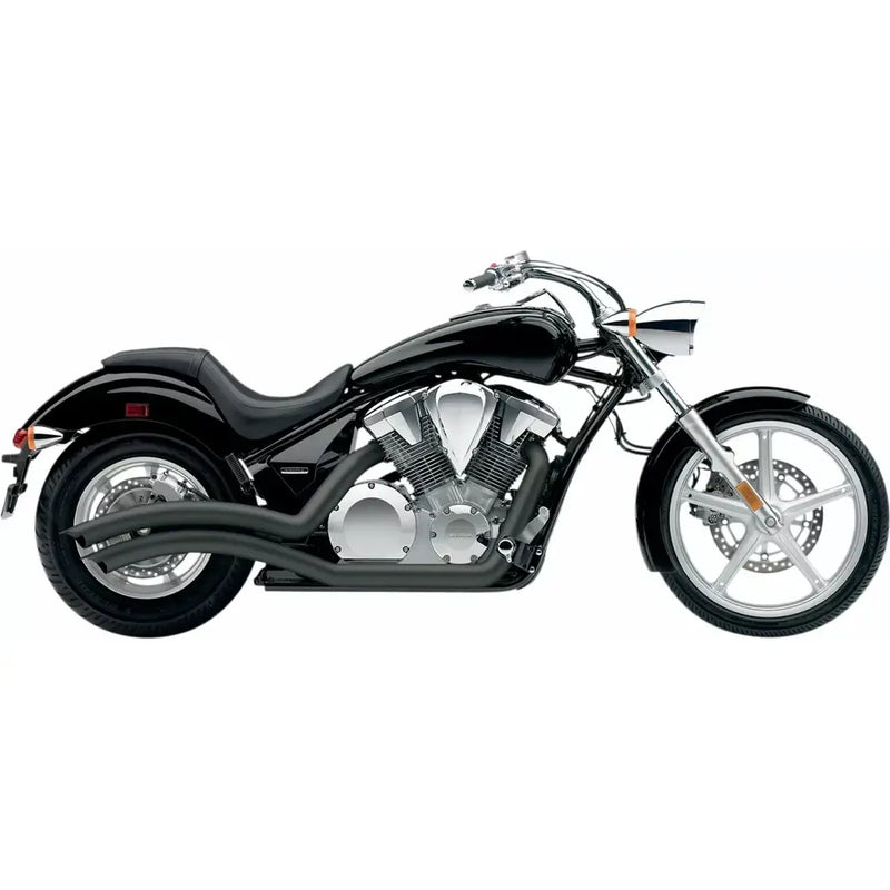 Cobra Speedster Swept Exhaust for Honda 10-16 VT1300 CR Stateline / CS Sabre / CT Interstate / CX Fury / Black  - Customhoj