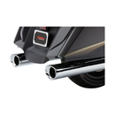 Cobra Tri-Flo 5-3/4" Chrome Slip-On Mufflers for Honda