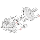 Crankcase Parts Diagram Exploded View for Harley Milwaukee Eight Touring 4) 17-23 M8. Plug, crankcase. Replaces OEM: 765