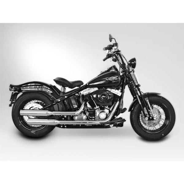 Miller Hunter Euro 3/4 Slip-On Geluiddempers voor Harley
