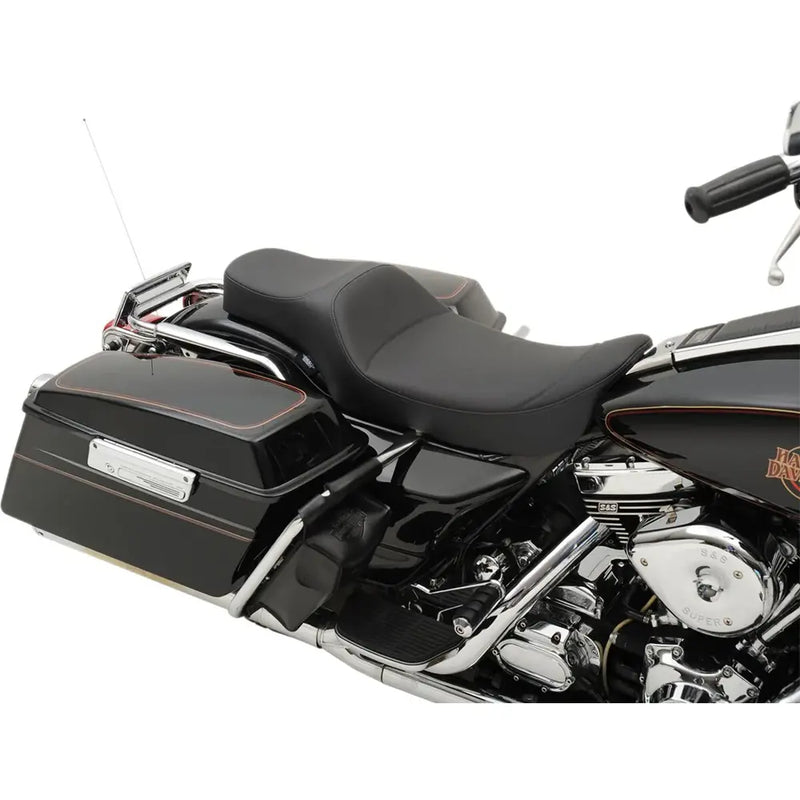 Drag Specialties Predator 2-Up Extended Reach Seat voor Harley