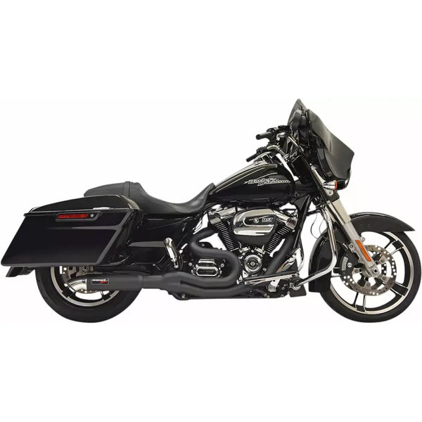 Bassani Road Rage II Hot Rod Turn Out 2-into-1 Uitlaatsysteem voor Harley