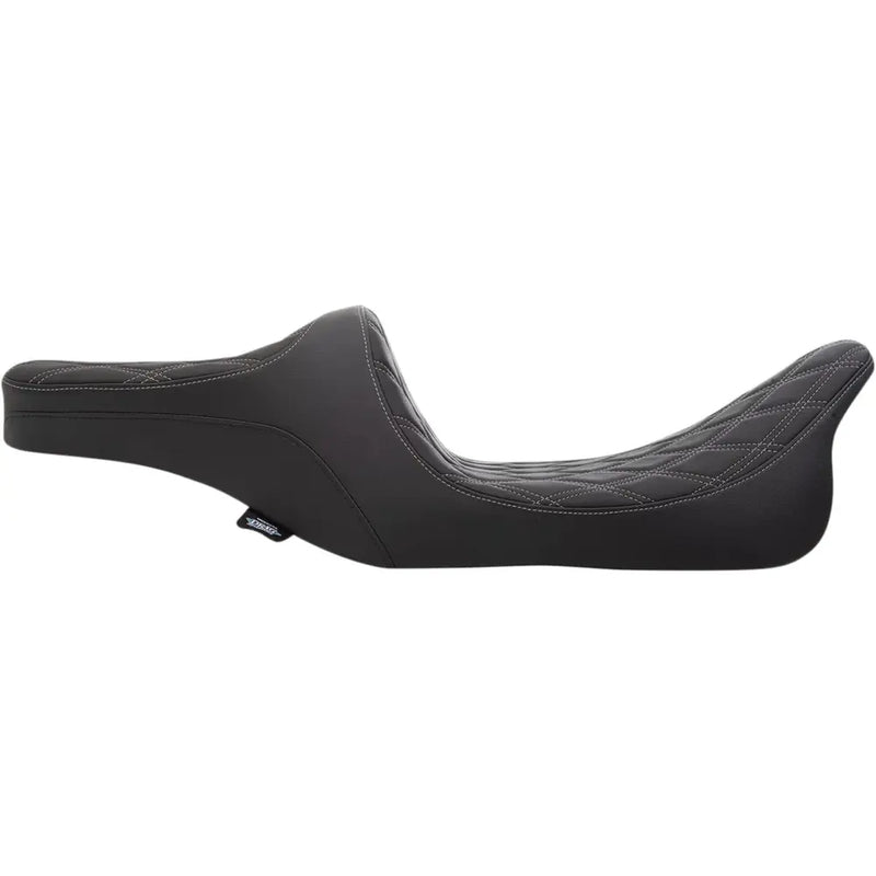Drag Specialties Predator III 2-Up-zadel voor Harley