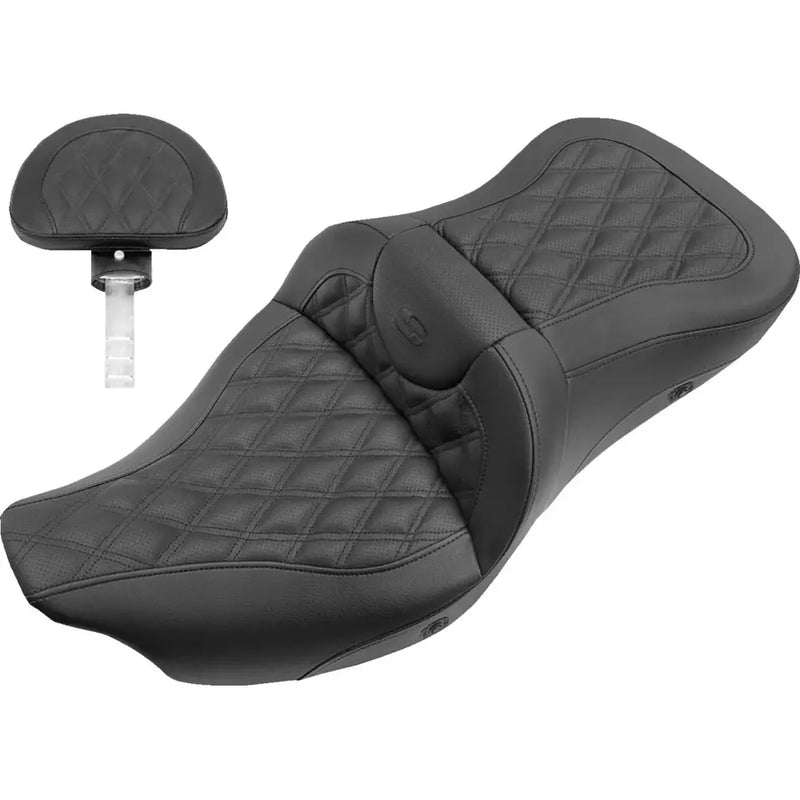 Saddlemen Roadsofa Lattice Stitch Zadel voor Harley