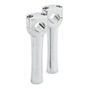Dighton Domed Aluminium Handlebar Risers Chrome / 6" (15.2cm)