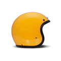 DMD Retro Classic Open Motorcycle Helmet Yellow / XS (54cm)