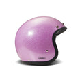 DMD Retro Metallic Open Motorcycle Helmet Glitter Pink / XS (54cm)  - Customhoj