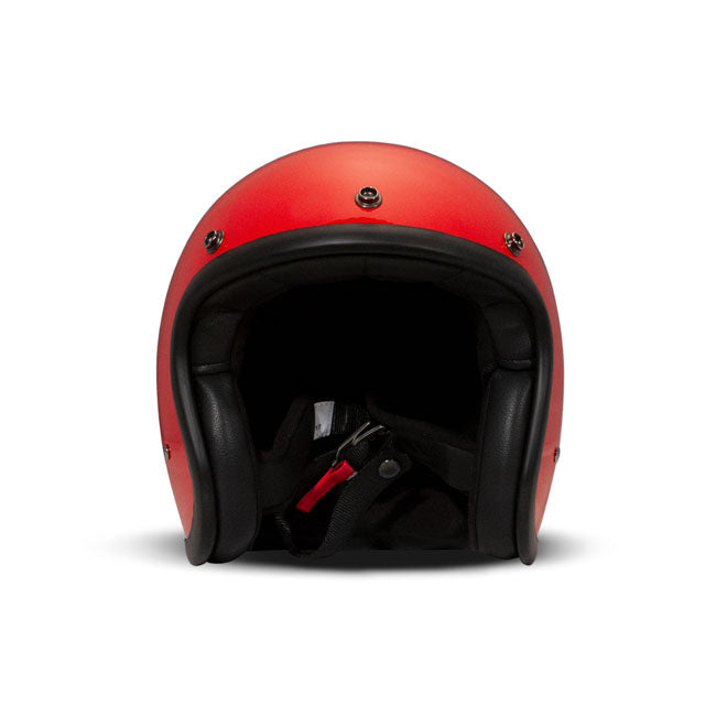 DMD Vintage Open Motorcycle Helmet Red