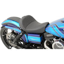 Drag Specialties Backrest Receptible Solo Seat for Harley 06-17 Dyna / Black Solar Reflective  - Customhoj
