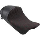 Drag Specialties EZ-ON Low Profile Forward Solo Seat for Harley  - Customhoj