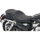 Drag Specialties Low Profile Touring Seat for Harley 04-22 XL Sportster / Flame Black  - Customhoj
