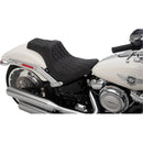 Drag Specialties Predator III Seat for Harley 23-25 Softail Breakout / Diamond Black / Silver  - Customhoj
