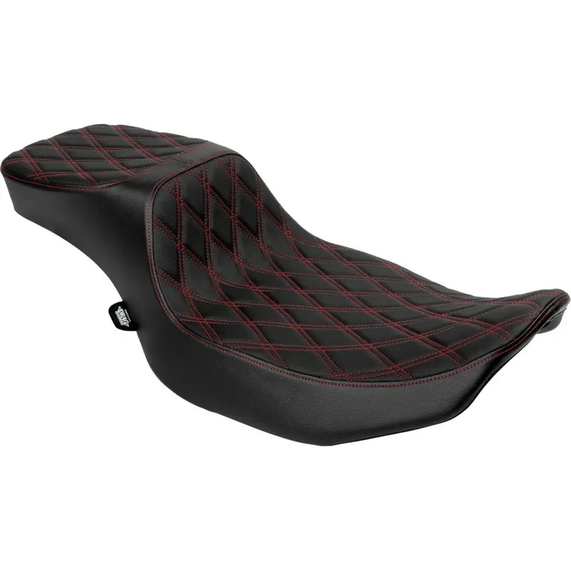 Drag Specialties Performance Predator 2-Up Extended Reach Seat voor Harley