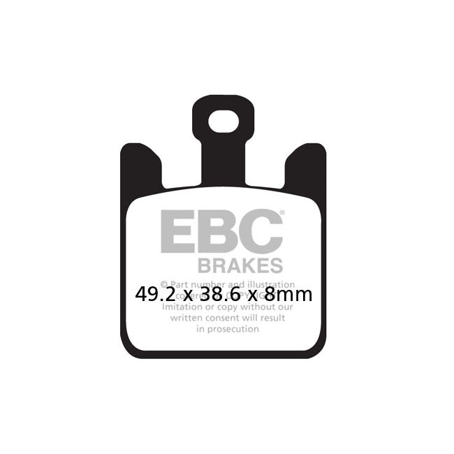 EBC Double-H Sintered Front Brake Pads for Suzuki GSXR 1000 2003