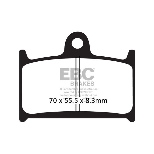 EBC Double-H Sintered Front Brake Pads for Triumph Daytona 1200 92-98