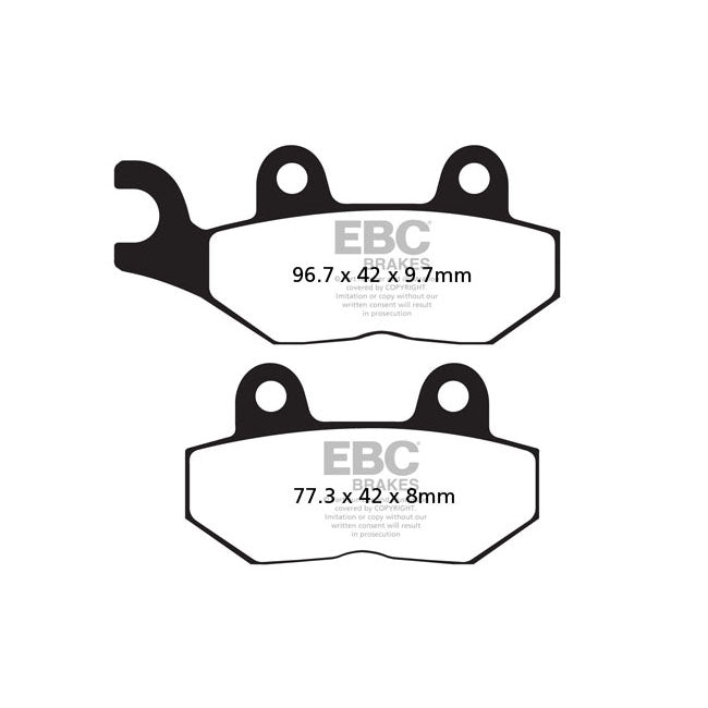 EBC Double-H Sintered Rear Brake Pads for Triumph America / LT 07-17