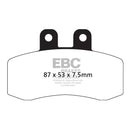 EBC Organic Front Brake Pads for Aprilia Pegaso 650 91-96