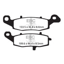 EBC Organic Front Brake Pads for Kawasaki ER-5 ER 500 A 01-07