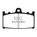 EBC Organic Front Brake Pads for Kawasaki GPZ 900 R A7 90-96