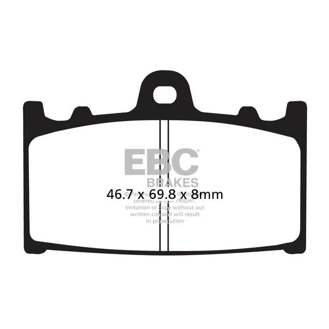 EBC Organic Front Brake Pads for Kawasaki GPZ 900 R A7 90-96