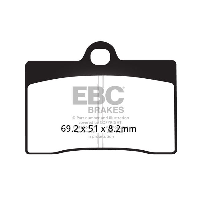 EBC Organic Front Brake Pads for Moto Guzzi 1000 Daytona / RS 92-98