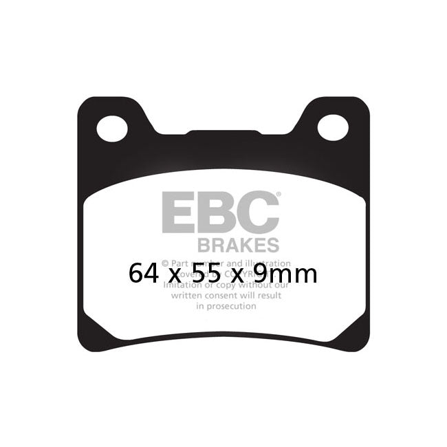 EBC V-Pad Semi Sintered Front Brake Pads for Yamaha XV 1000 SE / Virago 96-88