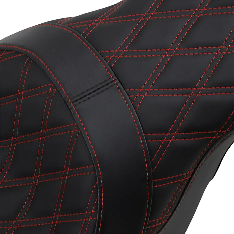 Drag Specialties Predator 2-Up Forward Seat voor Harley