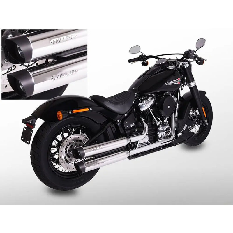 Miller Destiny Euro 5 Slip-On Geluiddempers voor Harley