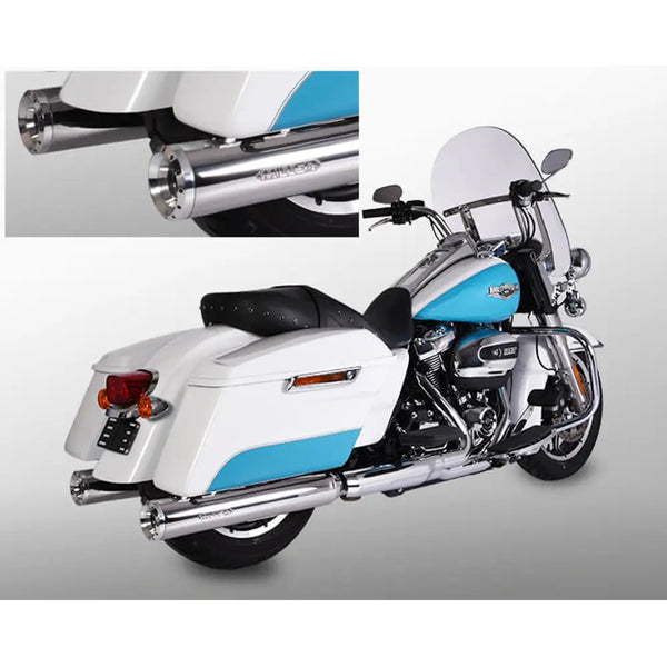 Miller Arlington Euro 4 Slip-On Geluiddempers voor Harley