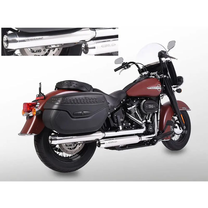 Miller Onafhankelijkheid Euro 4 Slip-On Dempers voor Harley