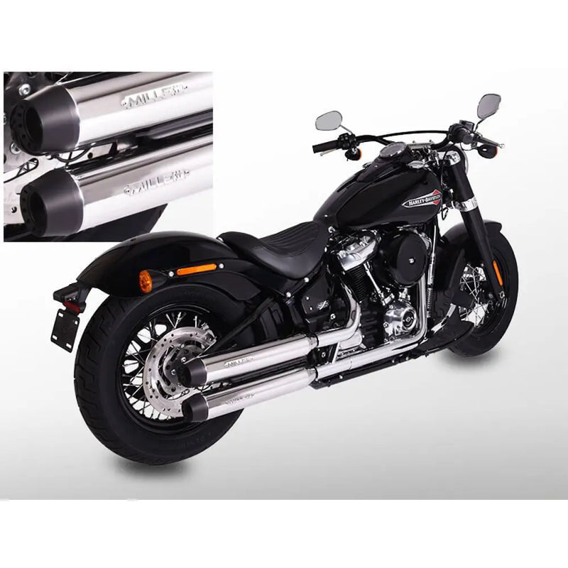 Miller Destiny Euro 5 Slip-On Geluiddempers voor Harley