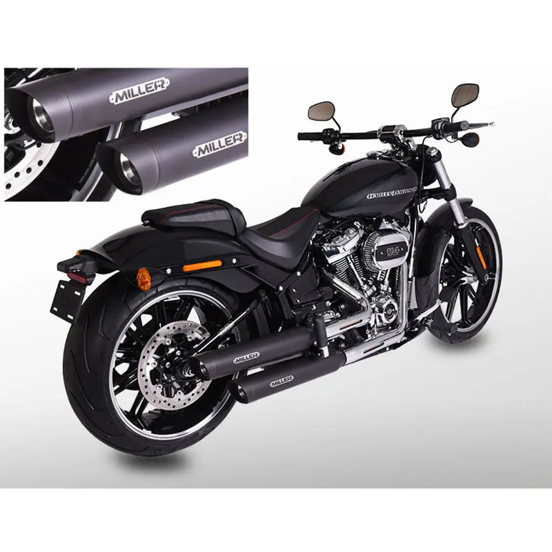 Miller Destiny Euro 5 Slip-On Geluiddempers voor Harley