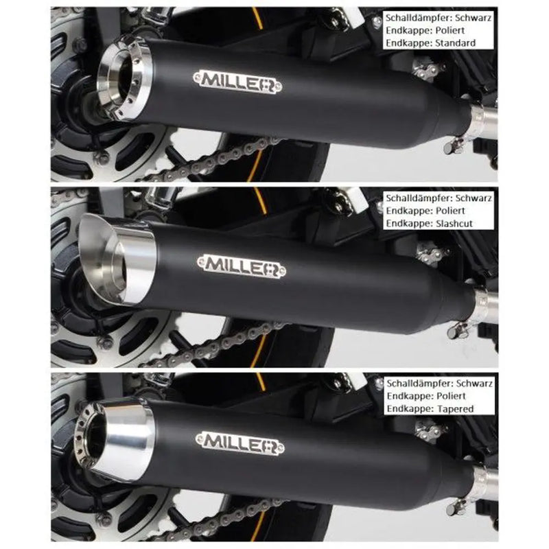 Miller Custom Euro 4/5 Slip-On Geluiddemper voor Honda