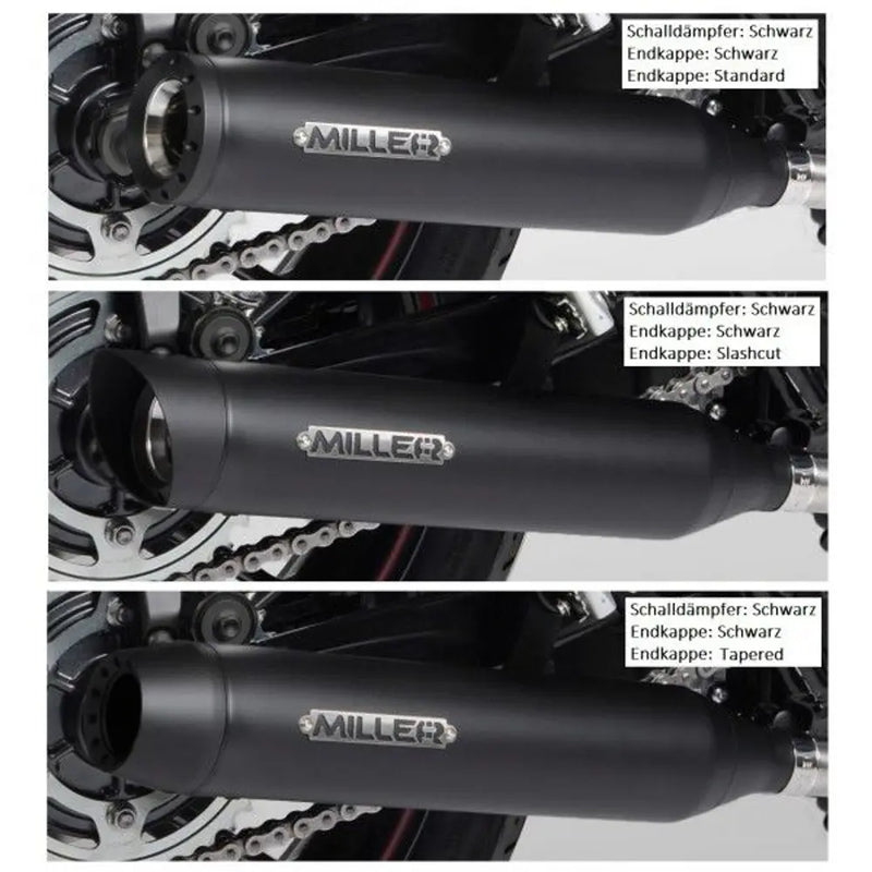 Miller Custom Euro 4/5 Slip-On Geluiddemper voor Honda