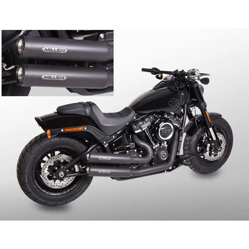 Miller Bronco Euro 4 Uitlaatsysteem voor Harley