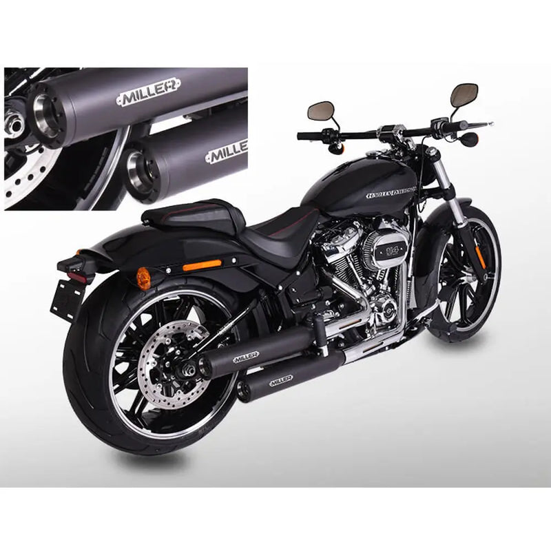 Miller Destiny Euro 5 Slip-On Geluiddempers voor Harley