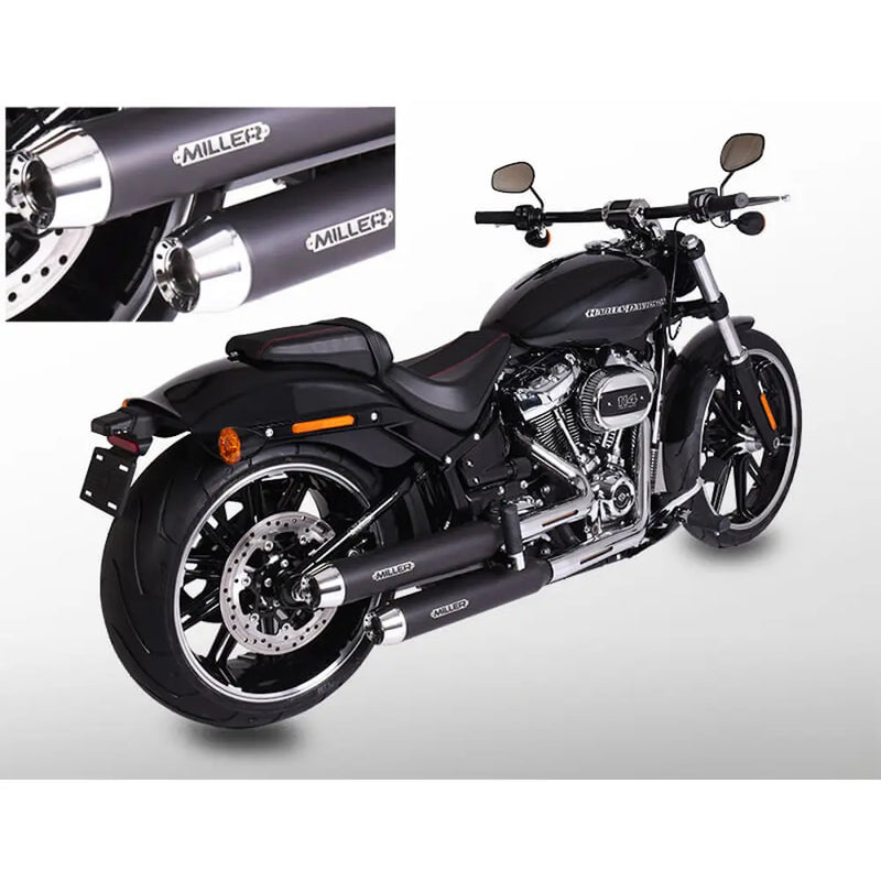 Miller Destiny Euro 5 Slip-On Geluiddempers voor Harley