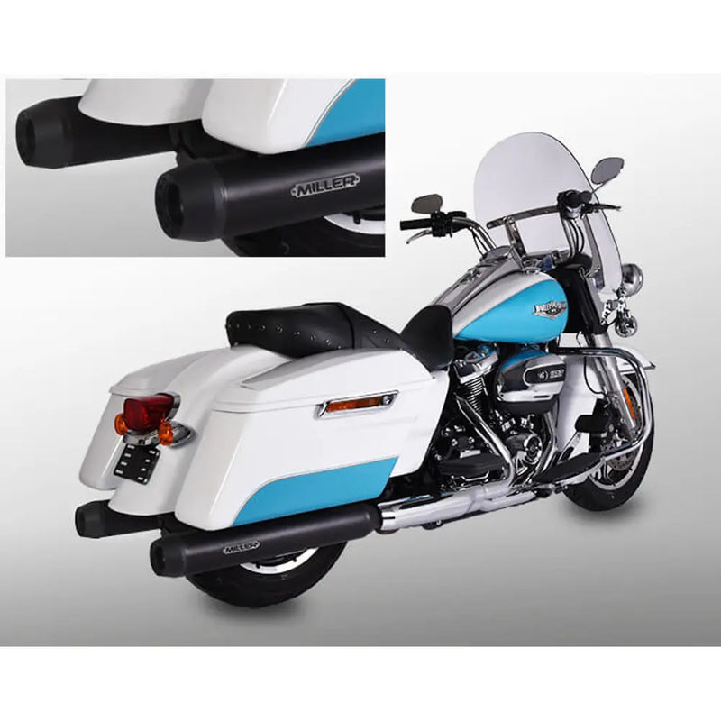 Miller Arlington Euro 4 Slip-On Geluiddempers voor Harley